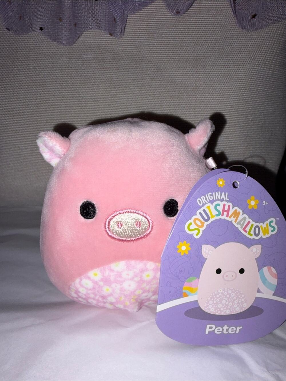 Peter the Pig Squishmallow NWT 4”